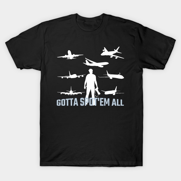 Planespotting airplane airport T-Shirt by SNZLER